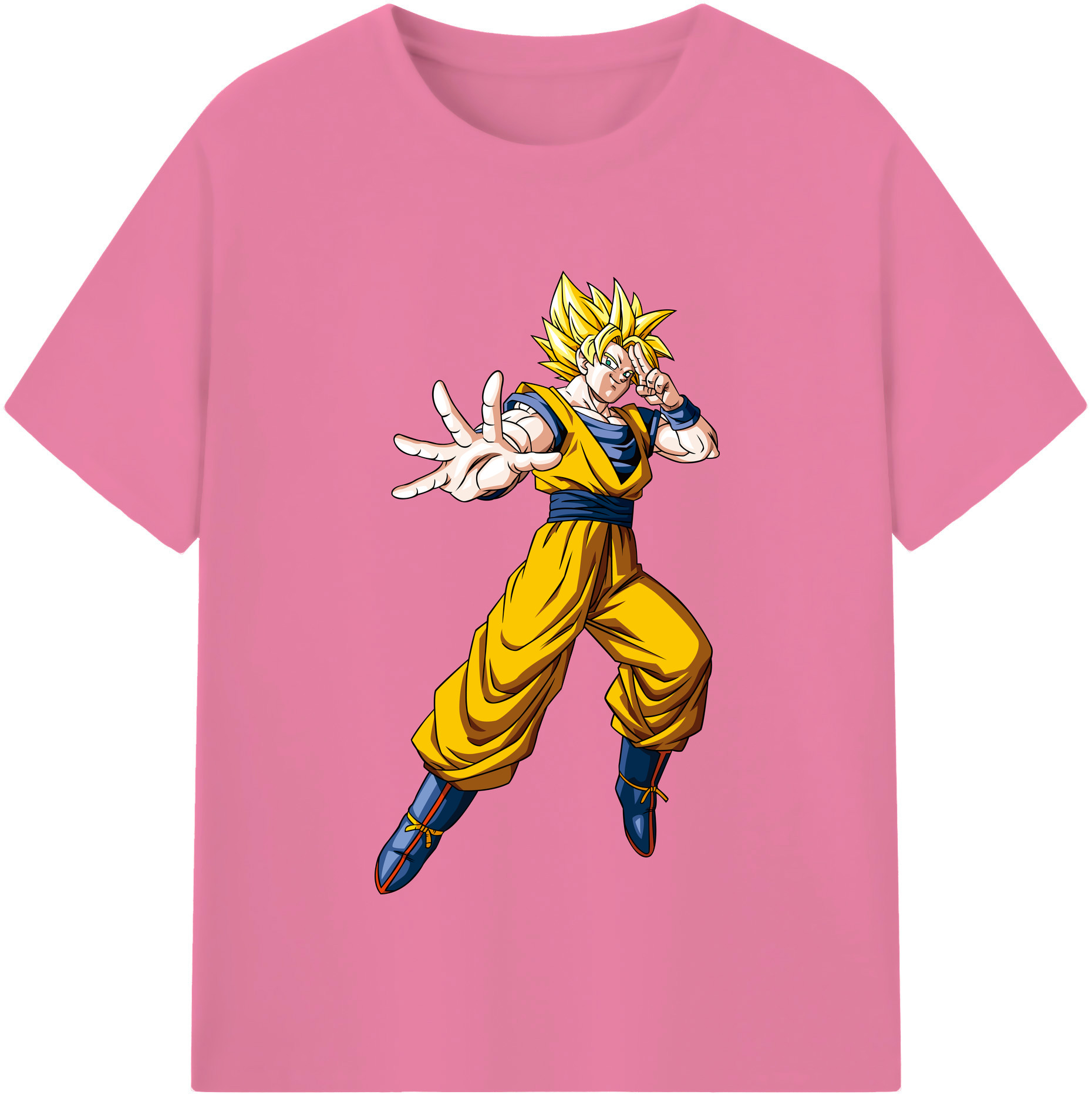 （画像用） ドラゴンボール 孫悟空（そん ごくう）Son Goku カカロット DRAGON BALL Kakarotto 綿100％半袖Tシャツ（フロントプリント）